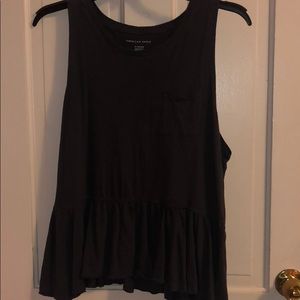 American Eagle peplum tank top